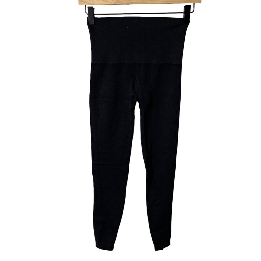 Spanx Look At Me Now Seamless Leggings Black Size Medium High Waist - Picture 2 of 5